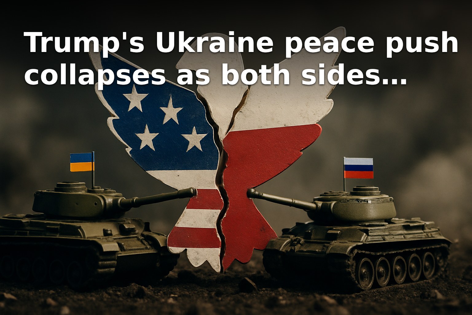 Trump's Ukraine peace push collapses as both sides escalate instead