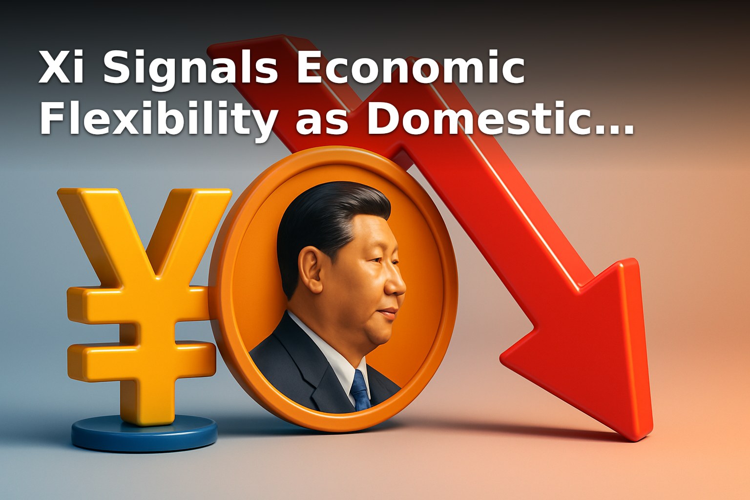 Xi Signals Economic Flexibility as Domestic Deflation Pressures Mount