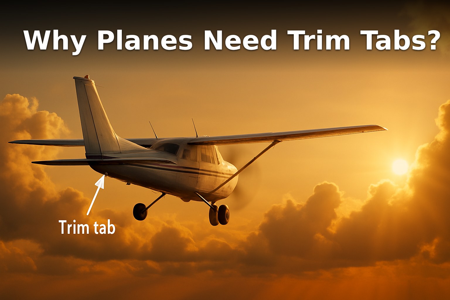 Why Planes Need Trim Tabs? | YESODI