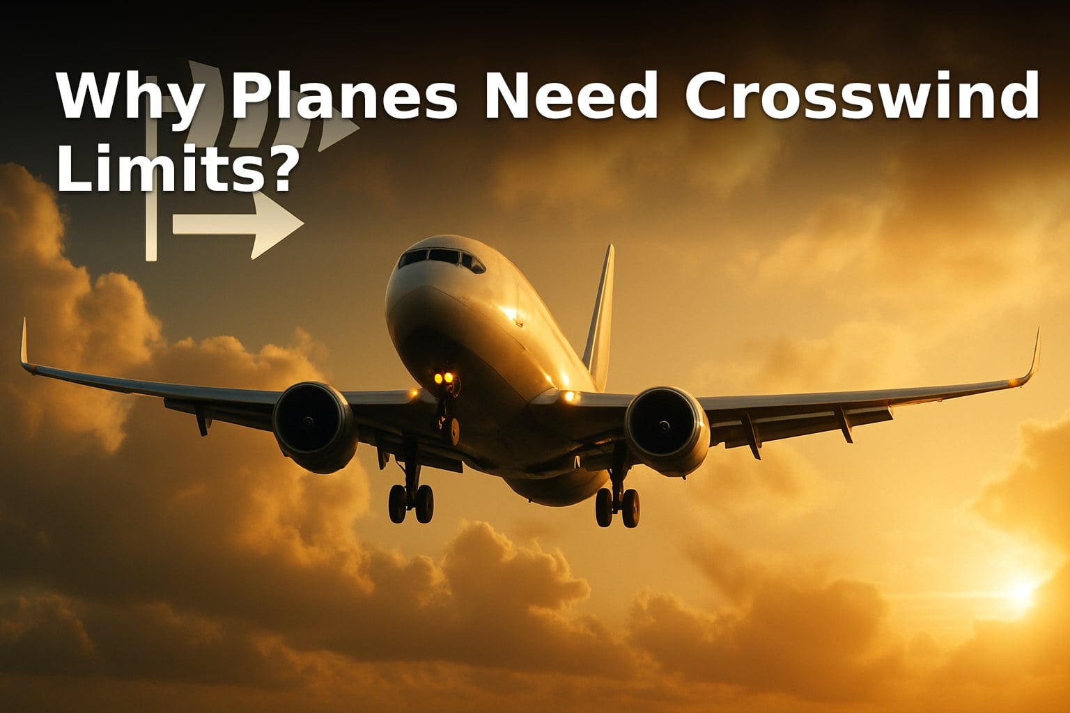 Why Planes Need Crosswind Limits? | YESODI