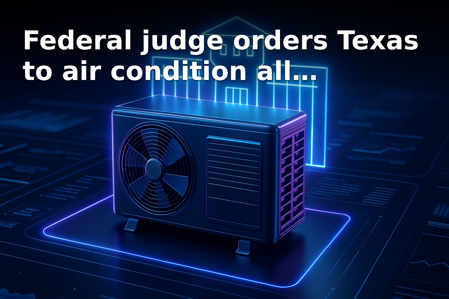 A federal judge just ordered Texas prisons to install air conditioning by | YESODI