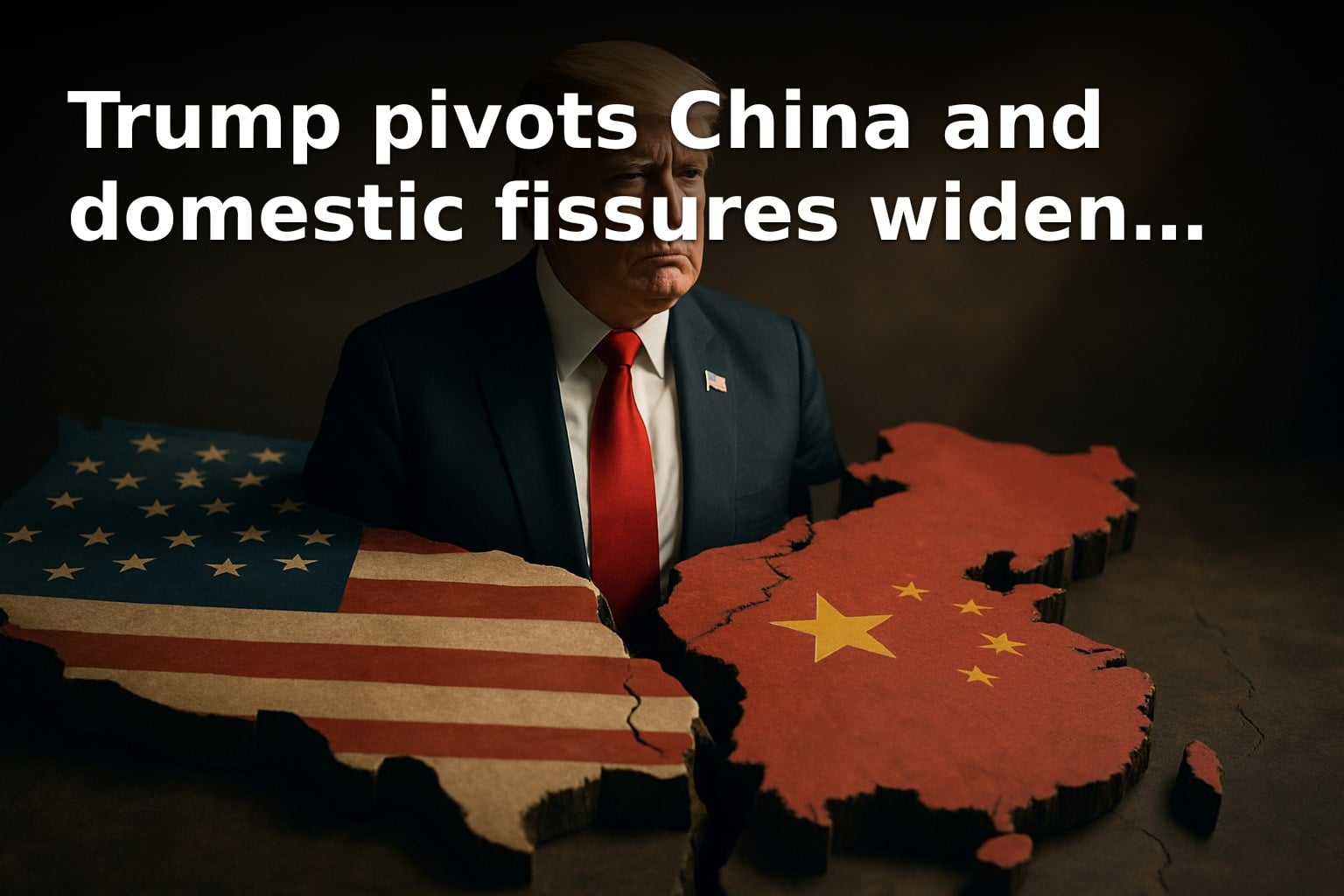 Trump pivots China and domestic fissures widen simultaneously