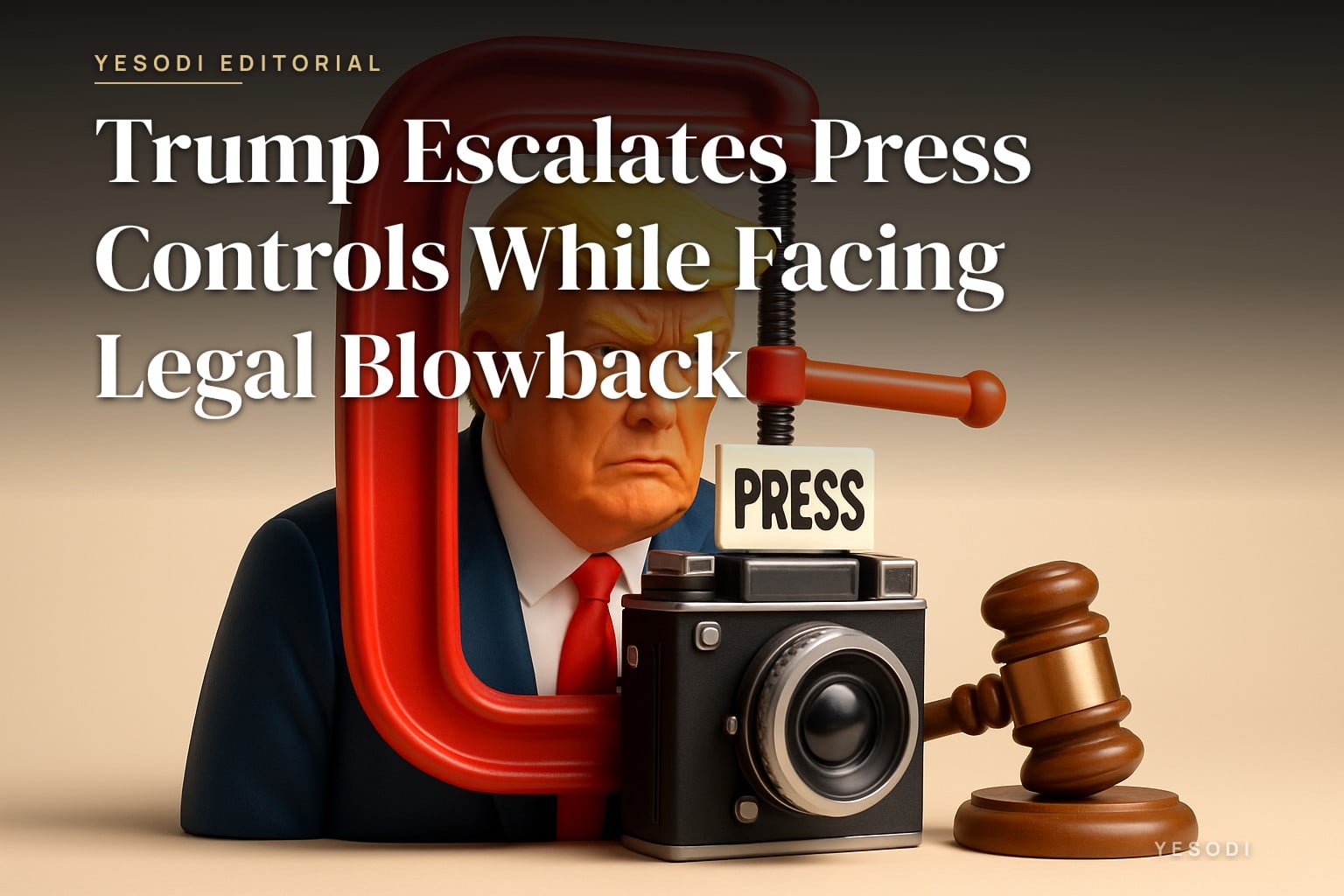 Trump Escalates Press Controls While Facing Legal Blowback