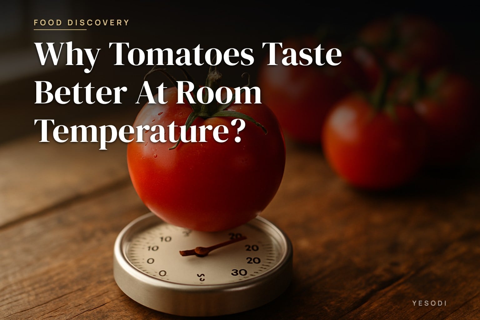 Why Tomatoes Taste Better At Room Temperature?