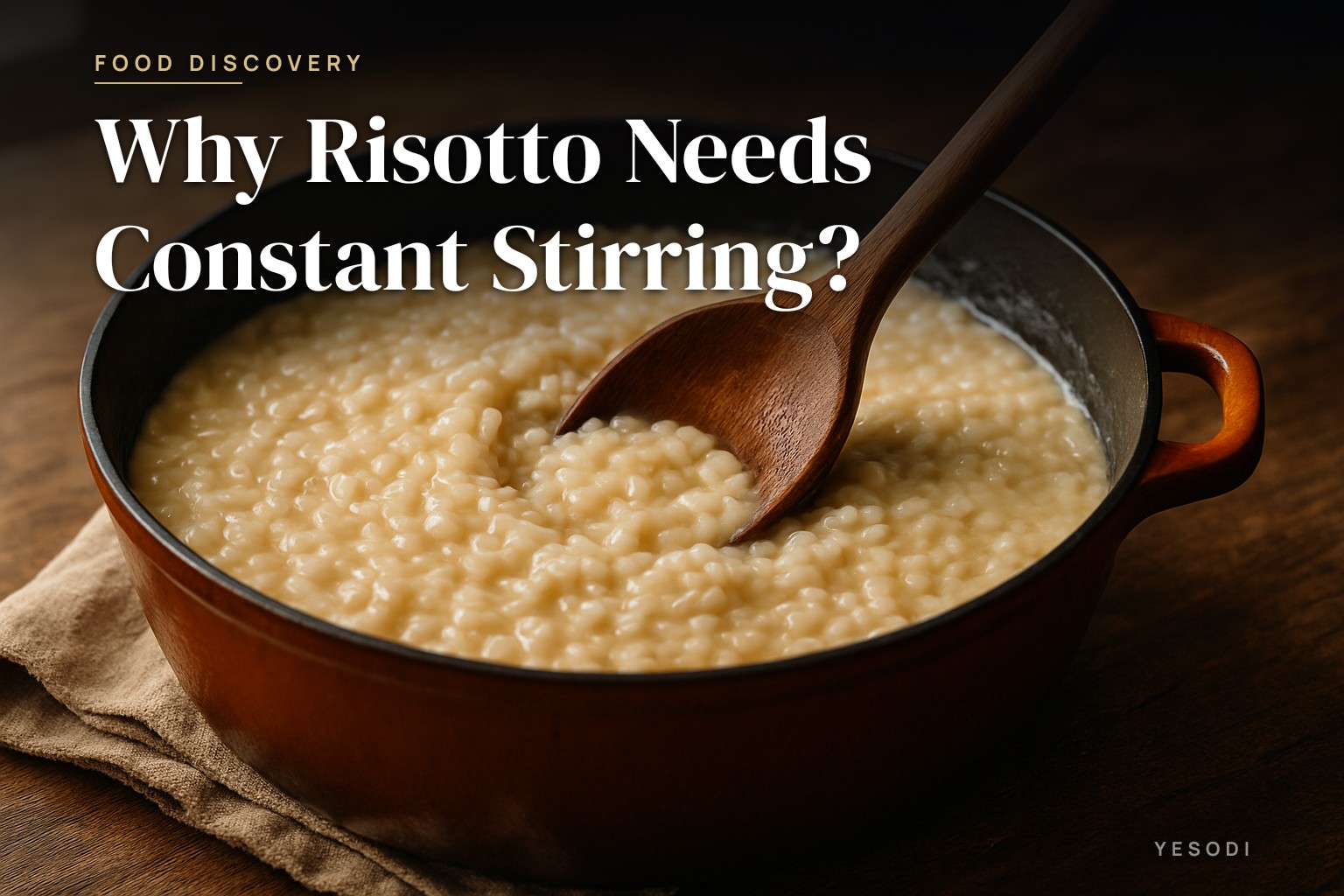 Why Risotto Needs Constant Stirring?