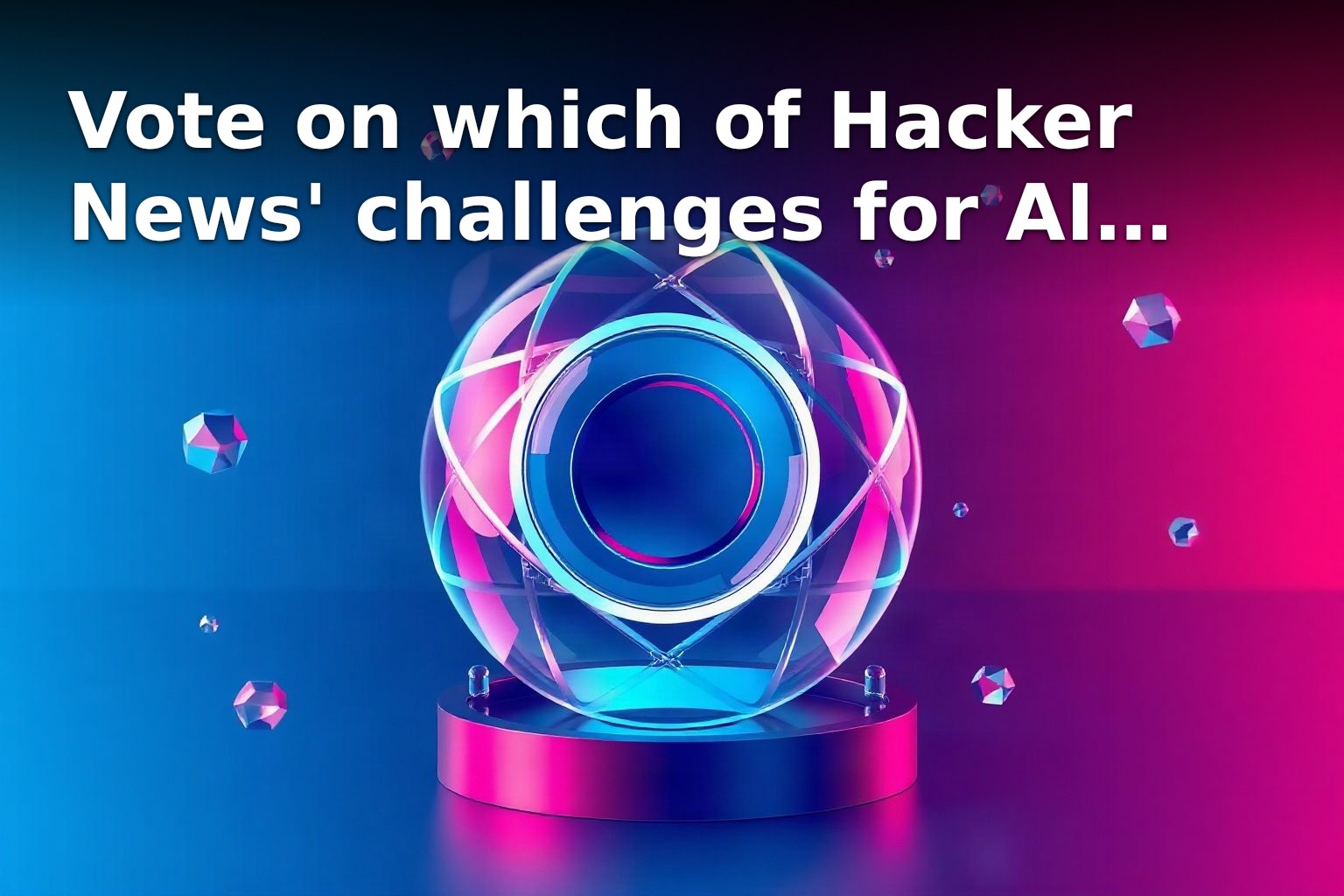 A question circulating now: which of the hard problems people flagged for AI have…