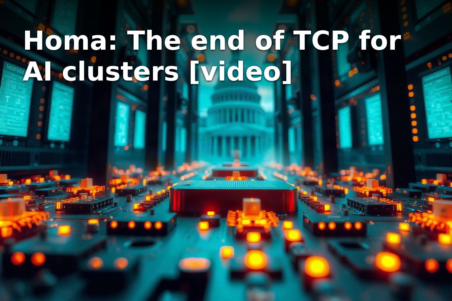 There's a video surfacing on Homa, a networking approach that could replace TCP for AI…