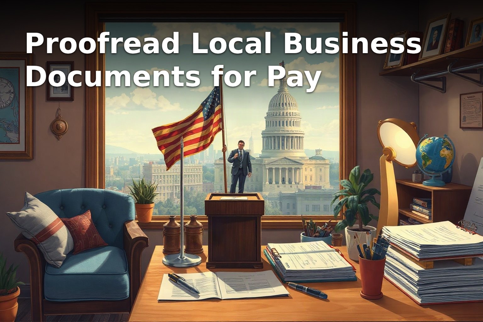 Proofread Local Business Documents for Pay
