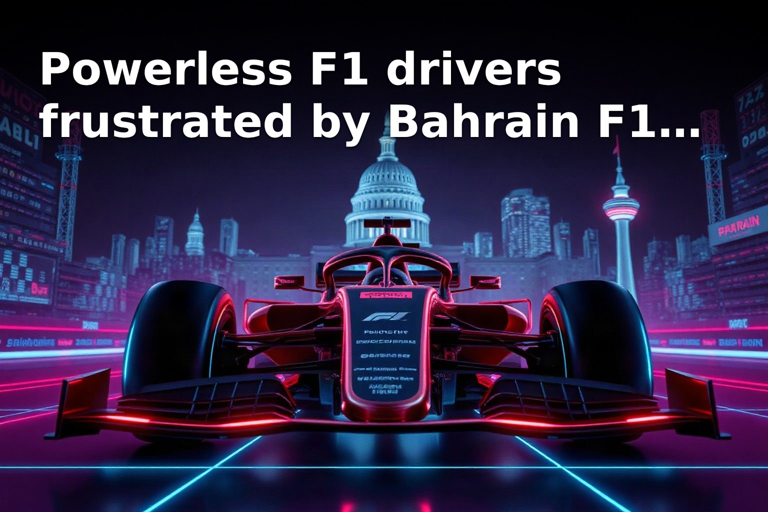 F1 drivers hit a wall at Bahrain after a software glitch left their cars without power