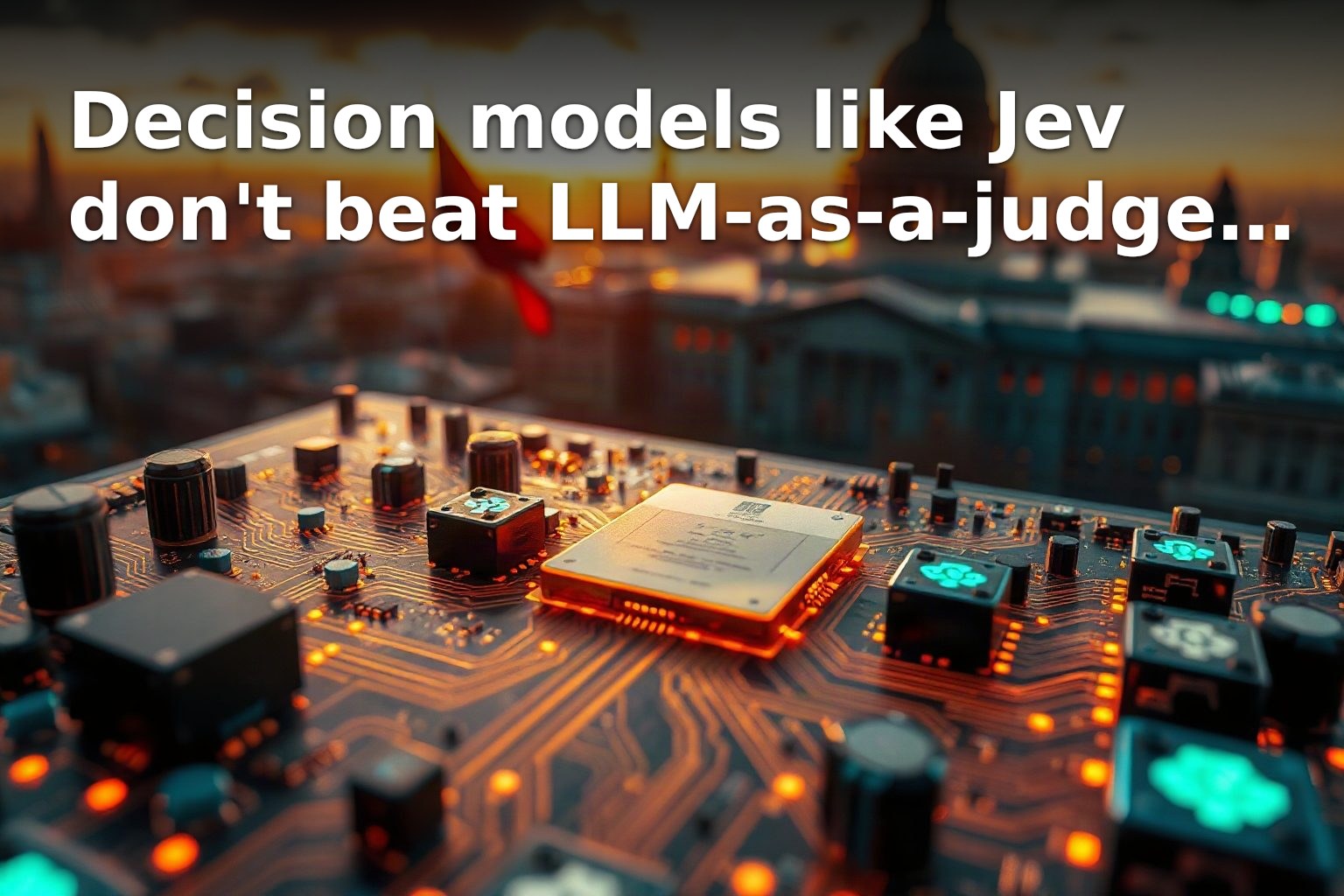 Decision models like Jev are surfacing as a new AI category, but emerging signals…