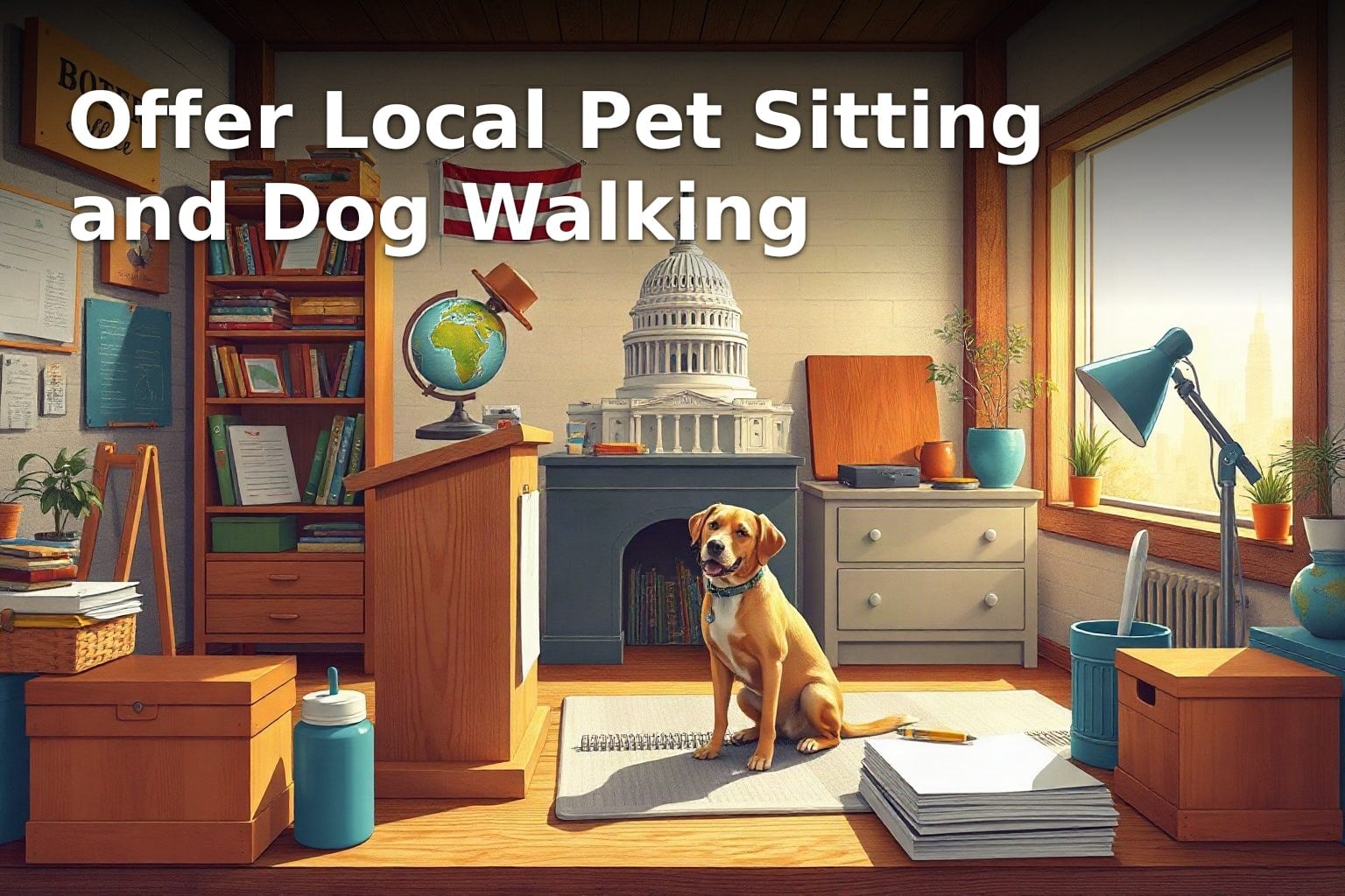Offer Local Pet Sitting and Dog Walking