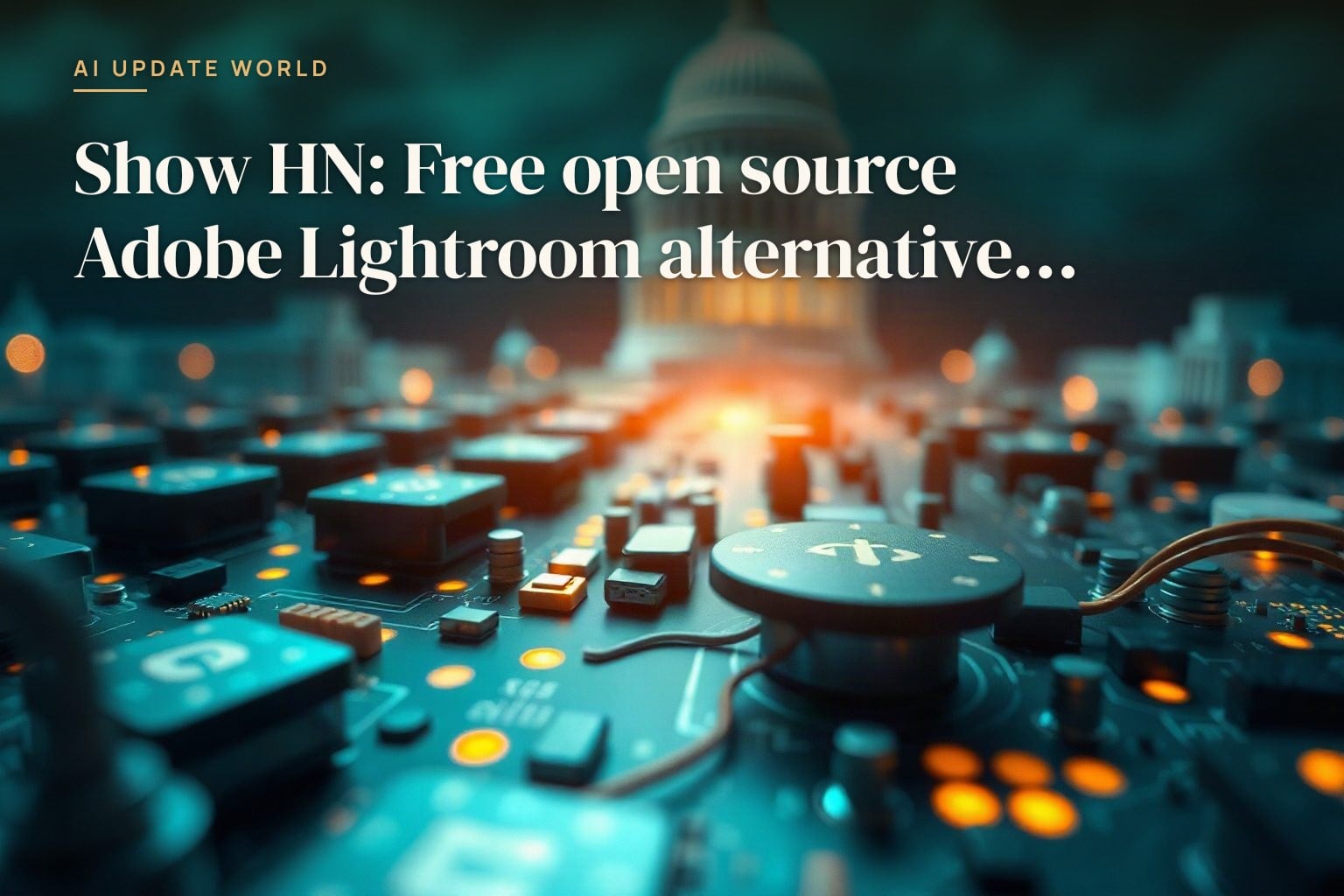 An open source photo editor is surfacing that mimics Lightroom's workflow but runs…