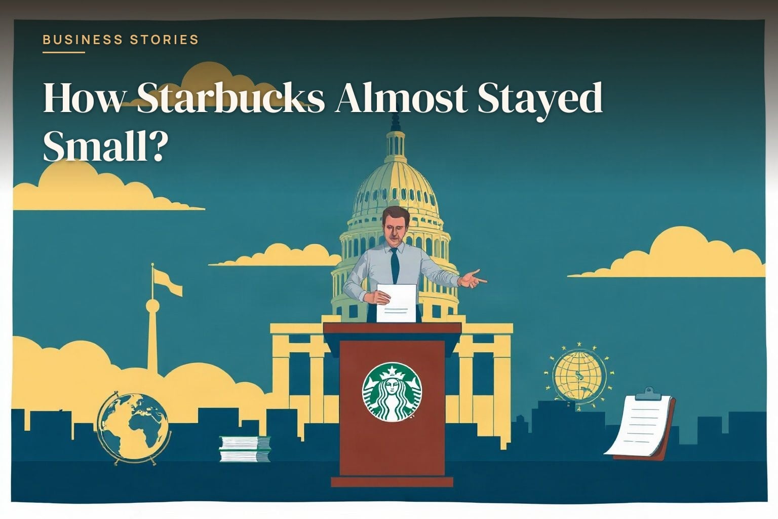 How Starbucks Almost Stayed Small?