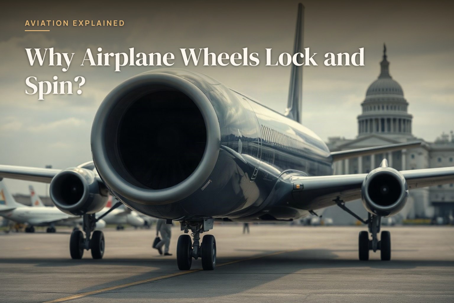 Why Airplane Wheels Lock and Spin?