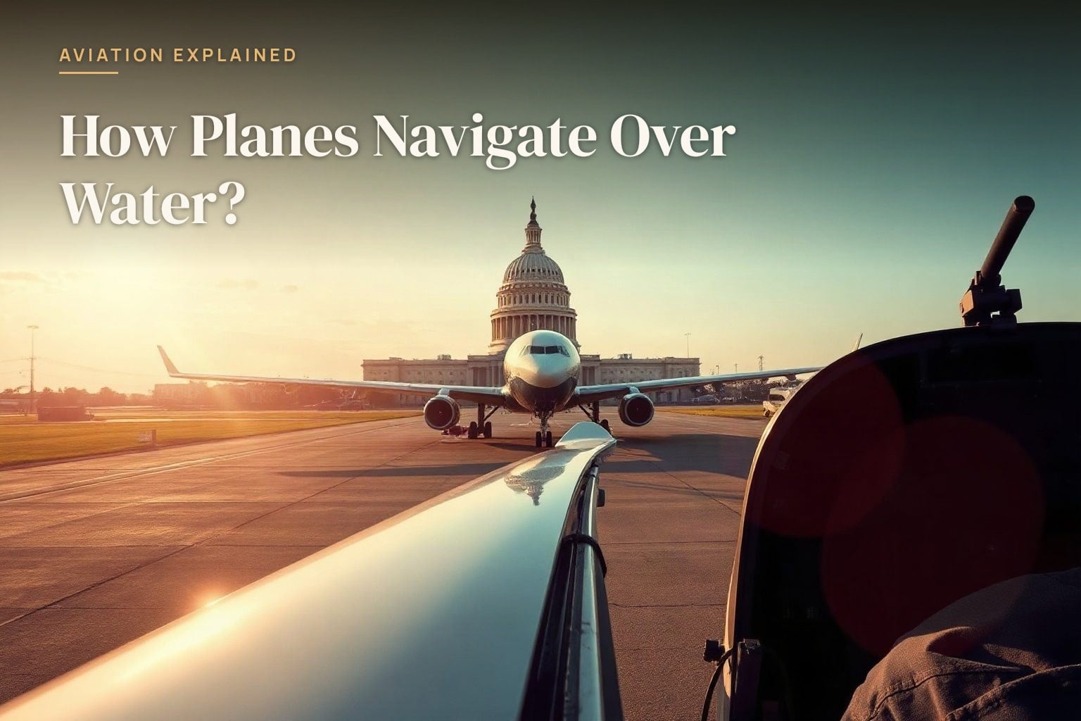 How Planes Navigate Over Water?