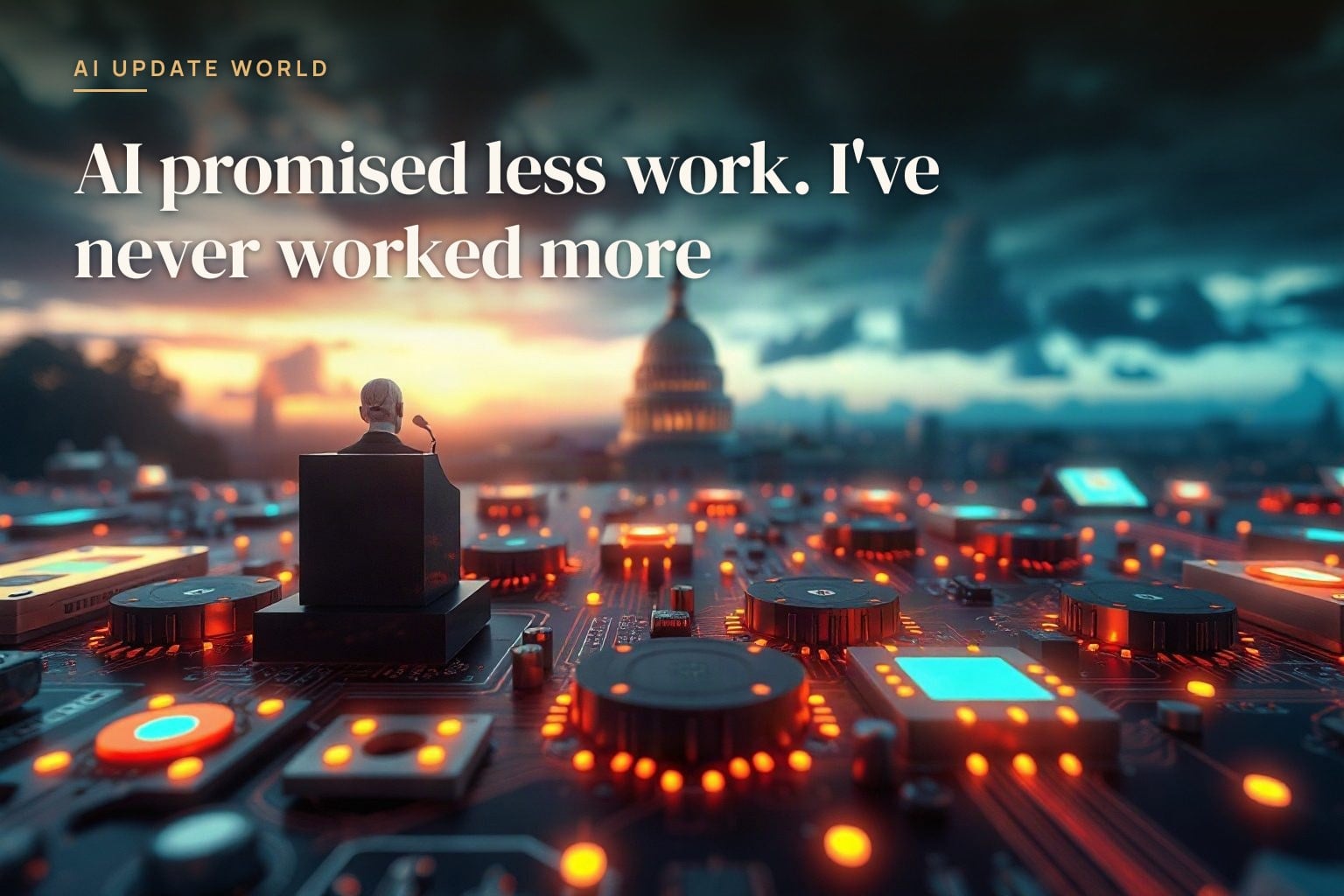 The productivity paradox: AI tools promised to cut workloads but instead enabled more…