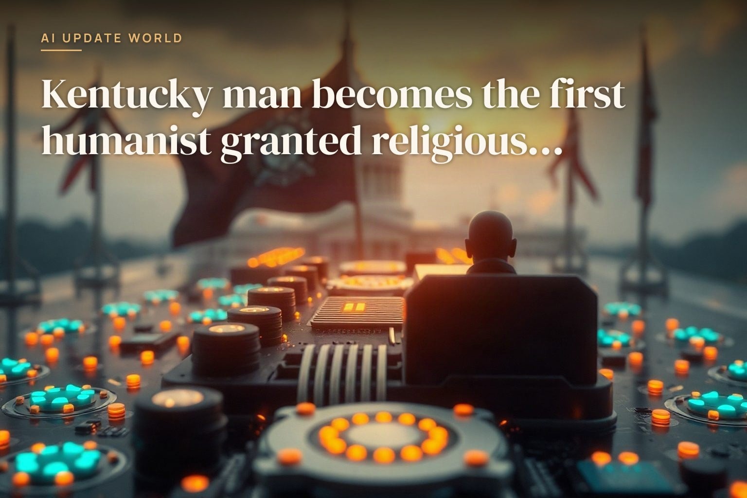 A Kentucky man is surfacing as possibly the first humanist granted a religious…