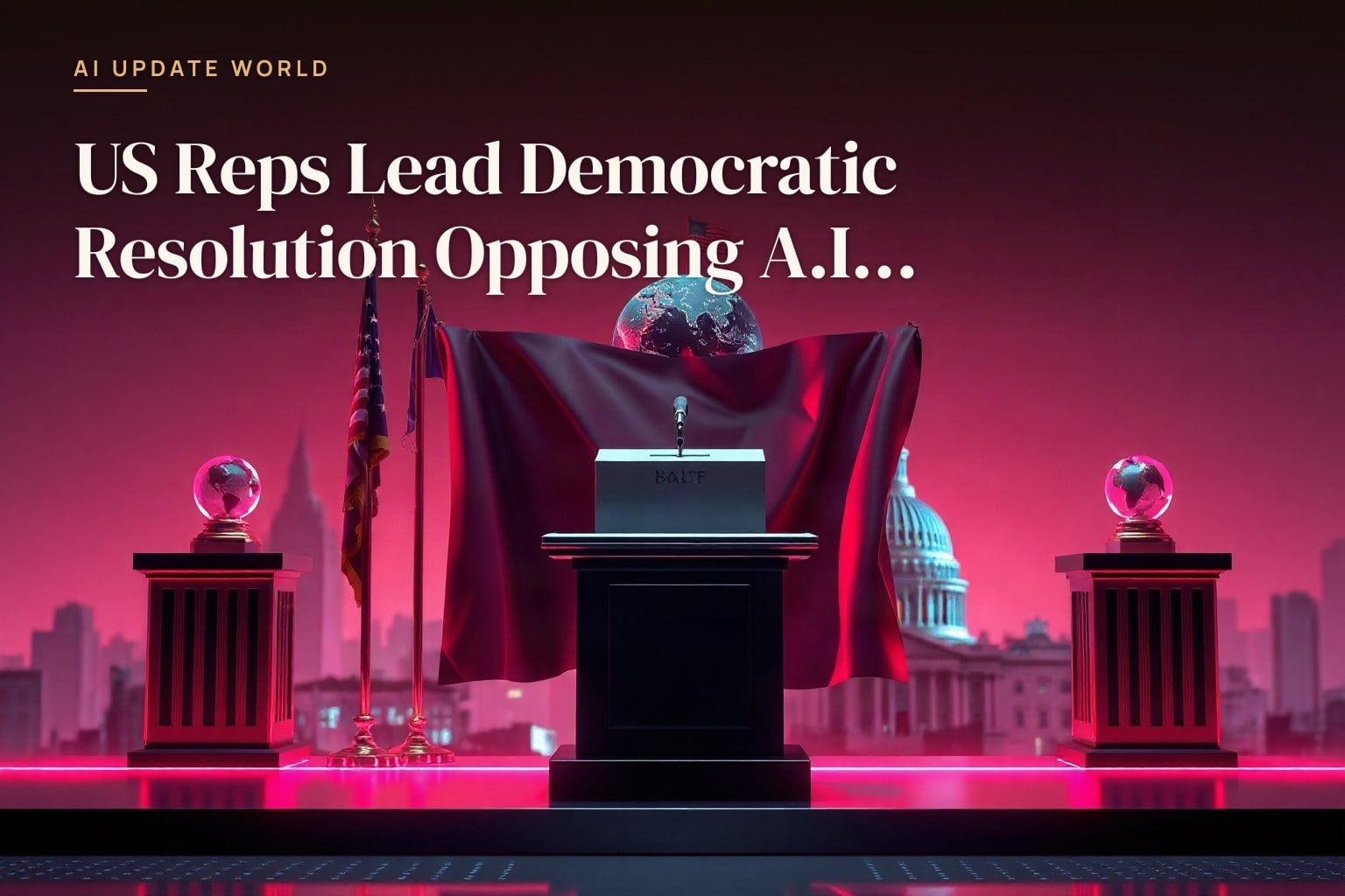 Some House Democrats are pushing back against potential government support for AI…