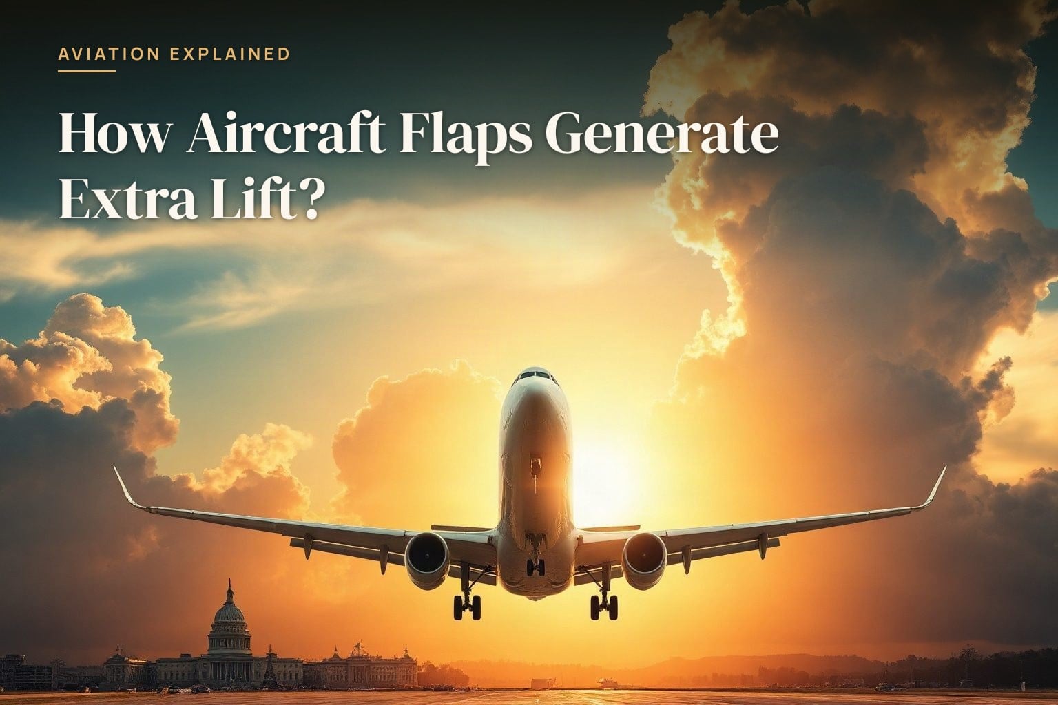 How Aircraft Flaps Generate Extra Lift?