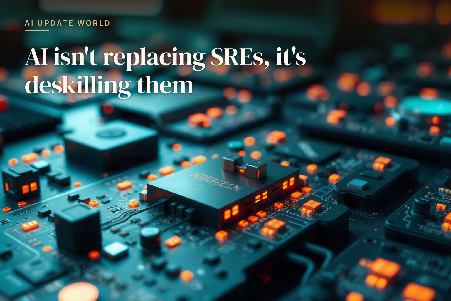 AI tooling is making Site Reliability Engineering more mechanical and less skilled, not…