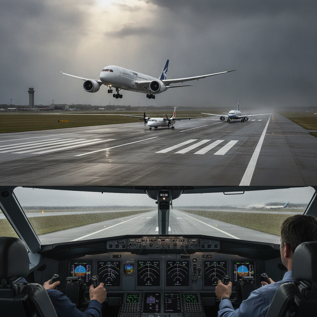 Crosswind Landing Techniques: Crab, Slip, and Combination Methods