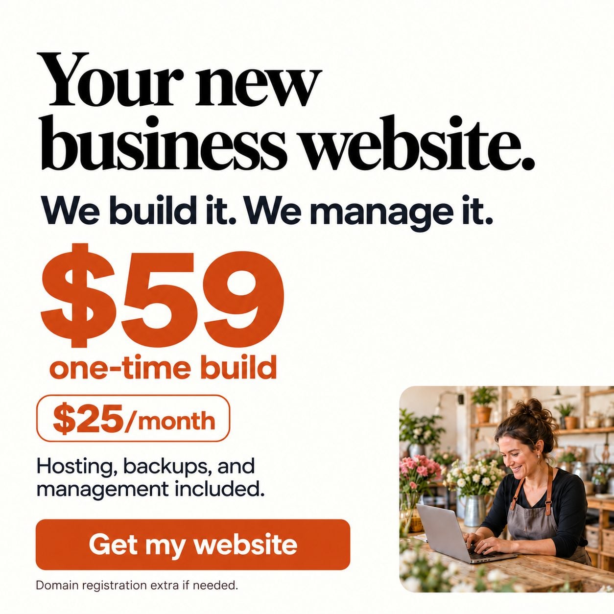 A new business website, handled for you. · We build your… | Guy Evgeni Levin on YESODI