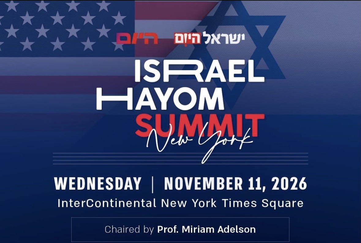 I'm excited to share details about the Israel Hayom Summit… | William Lebovics on YESODI