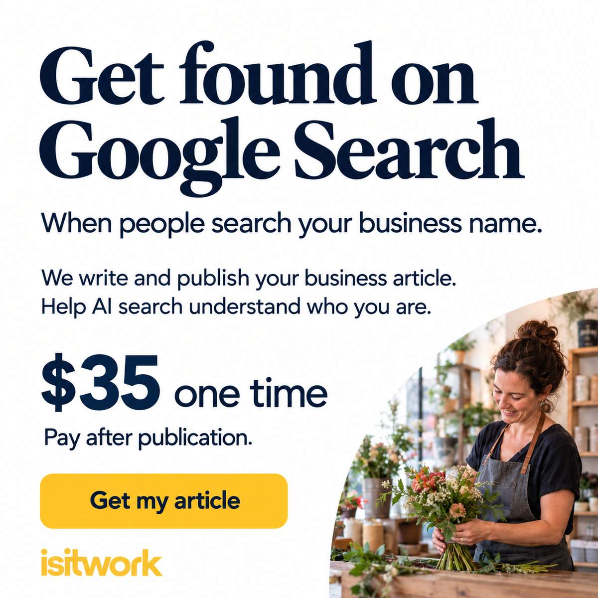 Single SEO Article Writing and Publishing · ISITWORK writes… | Guy Evgeni Levin on YESODI